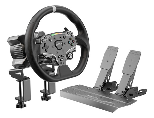 Pacote De Volante E Pedais De Corrida Moza R3 Para Xbox E Pc