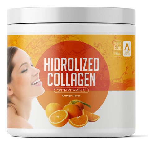 Av Colageno Hidrolizado Naranja Con Vitamina C | Suplemento 