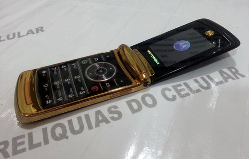 Celular Motorola V8 Gold Luxo Lindo Fliper Original Reliquia