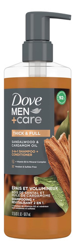 Dove Men+care Champú 2 En 1 + Acondicionador Aceite De Sánda