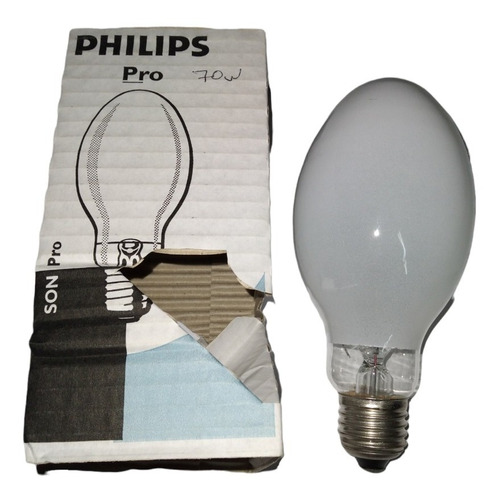 Lámpara Sodio Hps 70w Ovoide E27 Philips ( Caja De 24 )