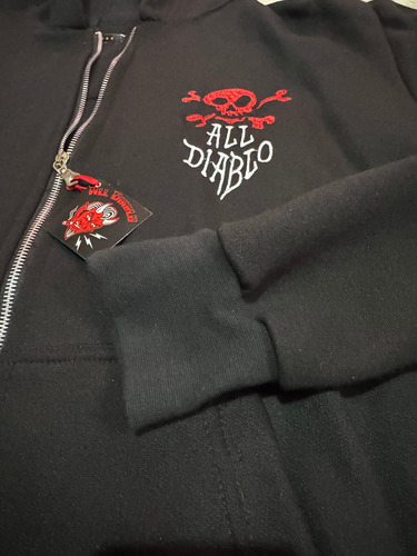 Hoodie S/m Nuevo All Diablo Estilo Sullen, Dickies
