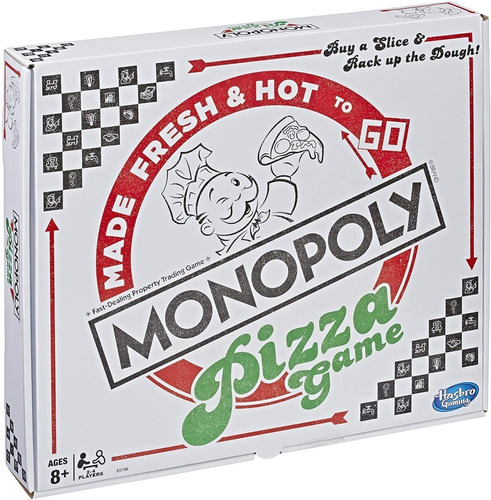 Monopoly Pizza Juego De Mesa Edicion Especial Coleccionable