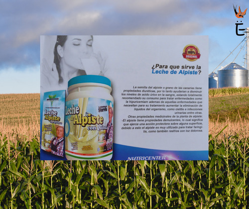 Leche De Alpiste Menonita Con Quinoa, Sabor Vainilla 1.200kg