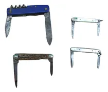 Comprar Conjunto De 4 Navajas De Época Antiguas La Azul Es Francesa