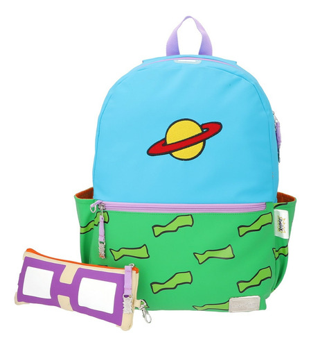 Mochila Rugrats Carlitos Primaria Backpack Rug003bp233a Color Multicolor