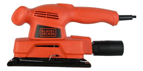 Lijadora orbital Black+Decker CD455 naranja y negra 50Hz 138W 220V