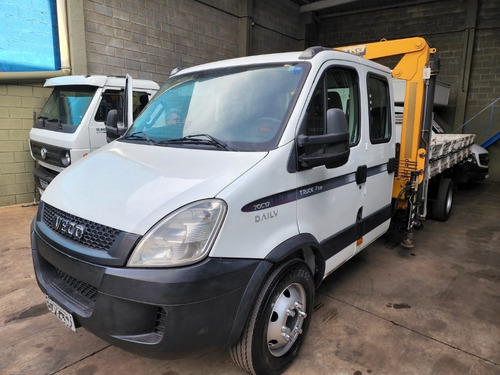   Iveco Daily 70c17 4x2 Ano 2014 Munck Cabine Dupla  Toco 