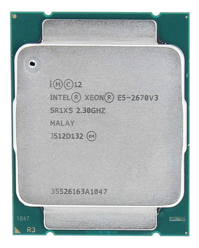 Processador Intel Xeon E5-2670 V3 12 Núcleos Lga 2011 3.1ghz