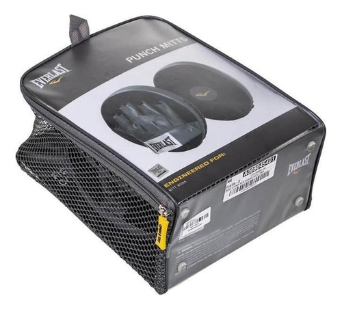 Manopla Everlast Punch Mitts Preto/cinza