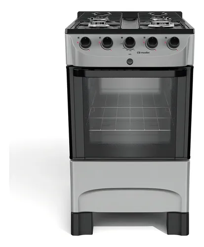 comprar Fogão Mueller Titânio 4 Bocas Com Mesa Esmaltada Mfi4bc
