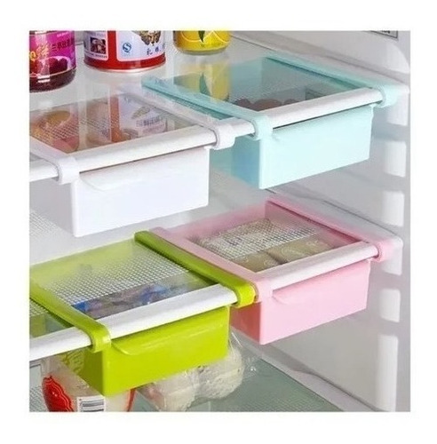 Pack 5 Organizadores De Refrigerador Nevera De Colores