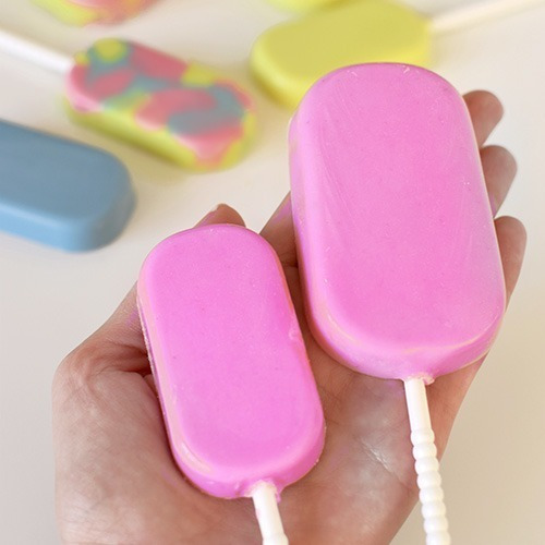 Imagen 3 de 6 de Set De 2 Moldes Paletas Lisas 2 Tamaños Parpen