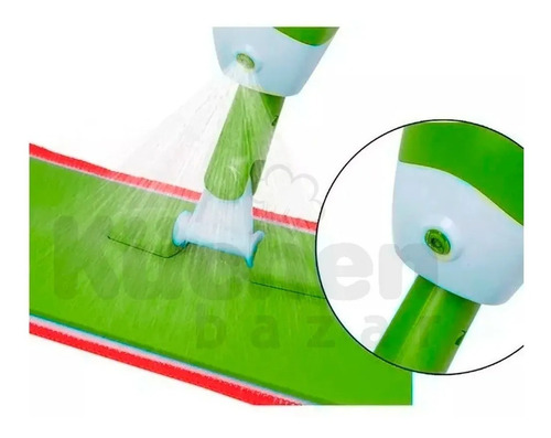Imagen 3 de 10 de Mopa Spray Mop Trapeador Rectangular Secador De Pisos Con Rociador Paño De Microfibra Ultra Absorvente