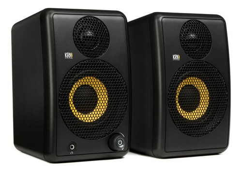 Monitores De Estudio Krk Go Aux 3 Portátiles Con Soportes