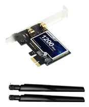 Comprar Placa Wifi Bluetooth Derapid Ac1200 Pcie 2,4\u002F5ghz 2 Antenas