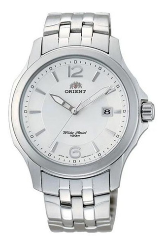 Reloj Orient Clásico Hombre Fondo Blanco Fun8g001w0