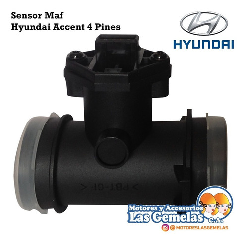 Sensor Maf Hyundai Accent 4 Pines 1.3 1.5 .6 30d Garantia 
