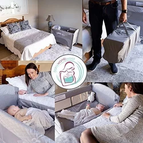 Cama De Noche Para Bebé, Cuna Portátil 3 En 1 Para Recién Na