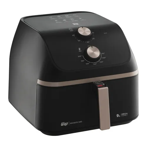 Fritadeira Elétrica Wap Air Fryer Mega 9l Preto 127v