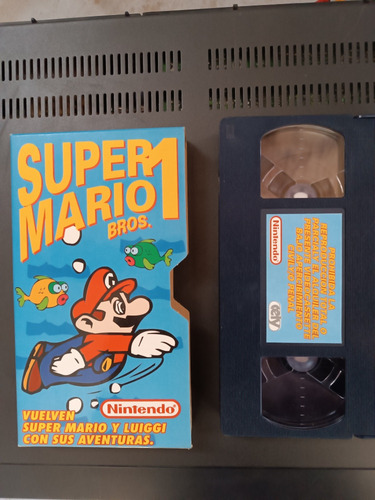 Película Vhs Súper Mario Bros, En Español Especial Coleccion