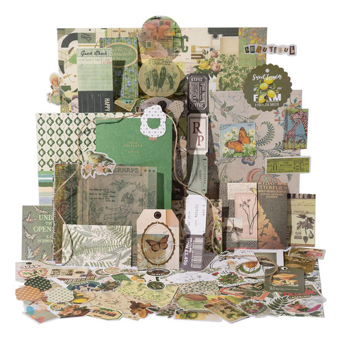 Kit De Scrapbook Estético, Suministros De Scrapbooking...