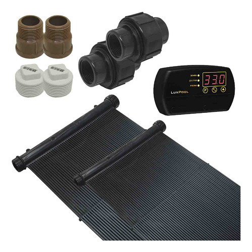 Kit 10 Placa Aquecimento Solar Piscina 4x0,50 Painel Bivolt