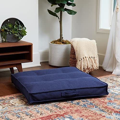 Happy Hounds Milo Square Tufted Pillow Cama Para Perro, Coba