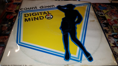 Digital Mind Count Down Vinilo Maxi Italy Muy Dificil 1985