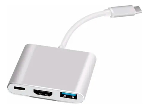 Adaptador Convertidor Cable Tipo C A Vga/usb 3.1/usb C