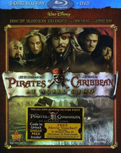 Pirates Of The Caribbean: At World's End Blu-ray Us Import