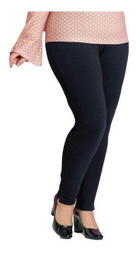 Legging Feminina Calça Cigarrete Preta Marguerite Plus Size