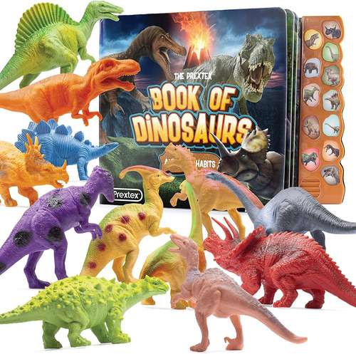 Dinosaurio De Aspecto Realista Con Libro Interactivo De...