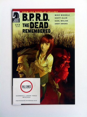 Bprd: The Dead Remembered Arco Completo #1-3 (2011) Hellboy