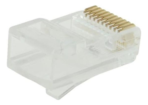 Riteav Conector Modular Rj50 10p10c (para Cable Plano, 10