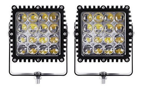 Barras De Luz - Led Light Bar, Senlips 2x 80w 4d Square Spot