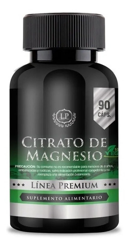 Imagen 2 de 8 de Pack Citrato De Magnesio Puro Zeo 270caps 3x90. Envio Gratis
