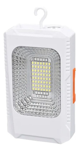 Linterna Lampara Led Con Panel Solar Recargable Portatil 