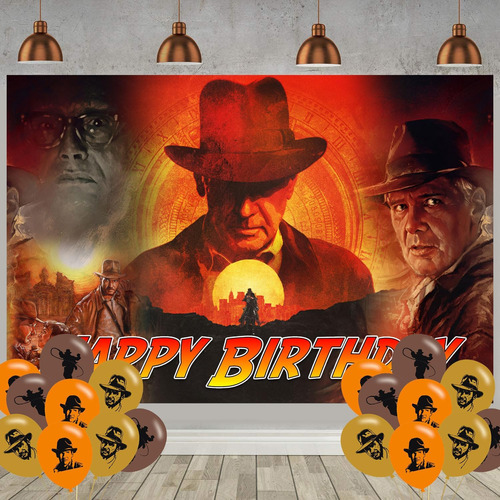 Suministros Para Fiesta De Cumpleaños De Indiana Jones, 1 Te