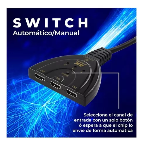 Comprar Ladron conmutador HDMI de 3 puertos - 3 port switch