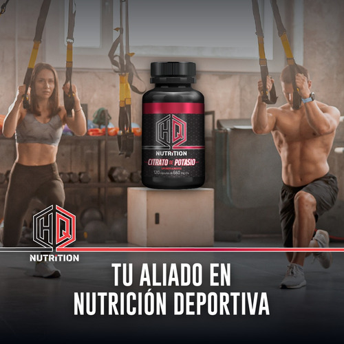Citrato De Potasio 240 Cap Hq Nutrition 2 Botes Con 120 Cap