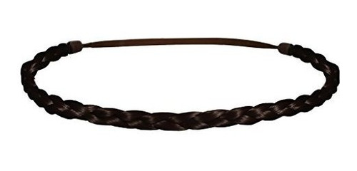 Mia Beauty Thin Braidie Head Band, Marrón Oscuro, 0.05 Onzas