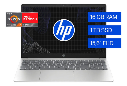 Notebook HP 15-fc0276la AMD Ryzen 7 16gb Ram 1tb Ssd Windows 11 Home