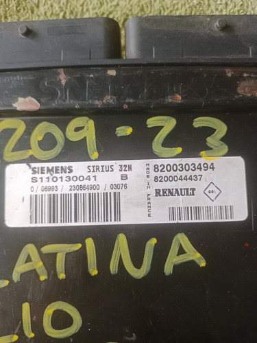 Computadora Nissan Platina Clio 03 -05. #209-23 (Usado)