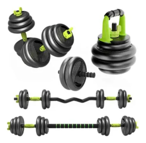 Set Kit Pesas Mancuernas 80lb 40kg Pesas Rusas Multifuncion