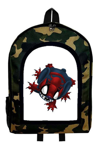 Mochila Camuflada Spiderman Mod Aar93