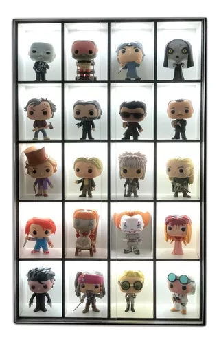 Estante Expositor Colecionáveis Funko Pop Iluminado 30 Nicho