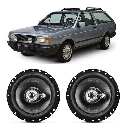 Falante Vw Parati 1982 A 1990 Bravox 120w Rms Automotivo Kit