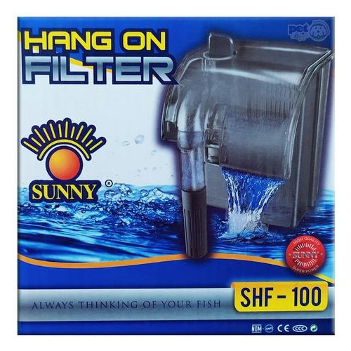 Filtro De Cascada Sunny Shf-100 P/acuarios 20-60l