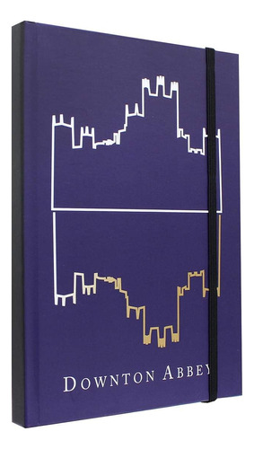 Downton Abbey Journal  Agenda Grande Con Logotipo De Silueta